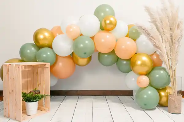 cómo hacer una decoración de globos